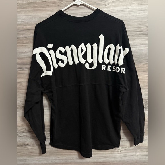 disneyland Tops - Disney parks Disneyland resort puff print black Spirit Jersey shirt